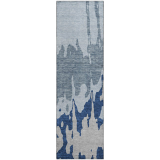 Piper Looms Mayfield Abstract AMF961 Sky Machine Washable Area Rug Runner Main Image