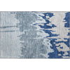 Piper Looms Mayfield Abstract AMF961 Sky Machine Washable Area Rug Scatter Main Image