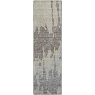 Piper Looms Mayfield Abstract AMF961 Taupe Machine Washable Area Rug Runner Main Image