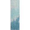 Piper Looms Mayfield Abstract AMF961 Teal Machine Washable Area Rug Runner Main Image