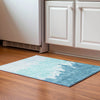 Piper Looms Mayfield Abstract AMF961 Teal Machine Washable Area Rug Scatter Lifestyle Image Feature
