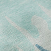Piper Looms Mayfield Abstract AMF961 Teal Machine Washable Area Rug Swatch Image