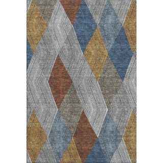 Piper Looms Mayfield Geometric AMF962 Gray Machine Washable Area Rug main image