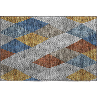 Piper Looms Mayfield Geometric AMF962 Gray Machine Washable Area Rug Scatter Main Image