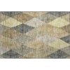 Piper Looms Mayfield Geometric AMF962 Mocha Machine Washable Area Rug Scatter Main Image