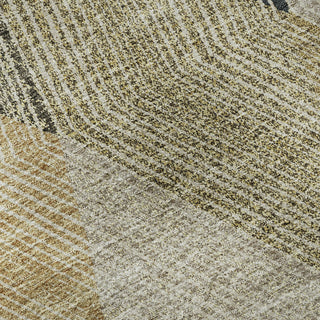 Piper Looms Mayfield Geometric AMF962 Mocha Machine Washable Area Rug Swatch Image