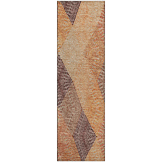 Piper Looms Mayfield Geometric AMF962 Orange Machine Washable Area Rug Runner Main Image