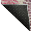 Piper Looms Mayfield Geometric AMF962 Pink Machine Washable Area Rug Backing Image