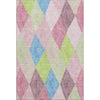 Piper Looms Mayfield Geometric AMF962 Pink Machine Washable Area Rug main image