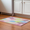 Piper Looms Mayfield Geometric AMF962 Pink Machine Washable Area Rug Scatter Lifestyle Image Feature
