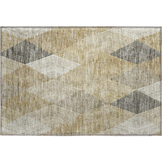 Piper Looms Mayfield Geometric AMF962 Wheat Machine Washable Area Rug Scatter Main Image