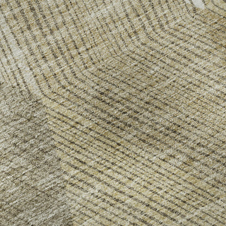 Piper Looms Mayfield Geometric AMF962 Wheat Machine Washable Area Rug Swatch Image