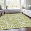 Piper Looms Mayfield Geometric AMF963 Aloe Machine Washable Area Rug Lifestyle Image Feature