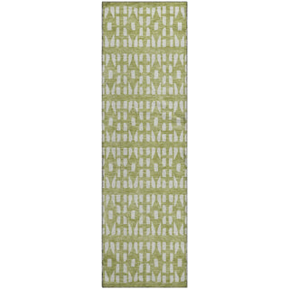 Piper Looms Mayfield Geometric AMF963 Aloe Machine Washable Area Rug Runner Main Image