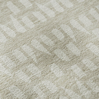 Piper Looms Mayfield Geometric AMF963 Beige Machine Washable Area Rug Swatch Image