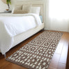 Piper Looms Mayfield Geometric AMF963 Brown Machine Washable Area Rug Runner Lifestyle Image Feature