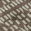 Piper Looms Mayfield Geometric AMF963 Brown Machine Washable Area Rug Swatch Image