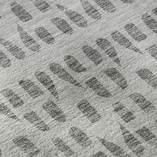Piper Looms Mayfield Geometric AMF963 Gray Machine Washable Area Rug Swatch Image
