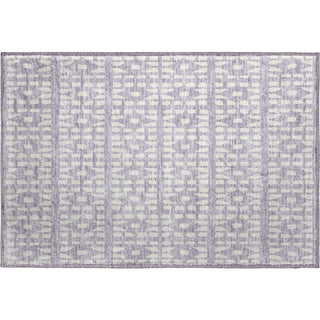 Piper Looms Mayfield Geometric AMF963 Lavender Machine Washable Area Rug Scatter Main Image