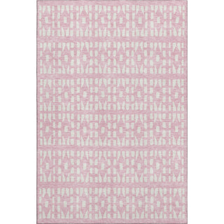 Piper Looms Mayfield Geometric AMF963 Pink Machine Washable Area Rug main image