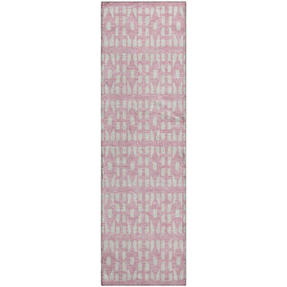Piper Looms Mayfield Geometric AMF963 Pink Machine Washable Area Rug Runner Main Image