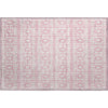 Piper Looms Mayfield Geometric AMF963 Pink Machine Washable Area Rug Scatter Main Image