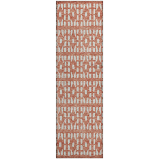 Piper Looms Mayfield Geometric AMF963 Salmon Machine Washable Area Rug Runner Main Image