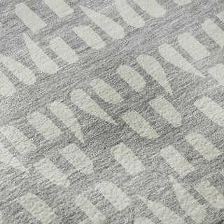 Piper Looms Mayfield Geometric AMF964 Black Machine Washable Area Rug Swatch Image