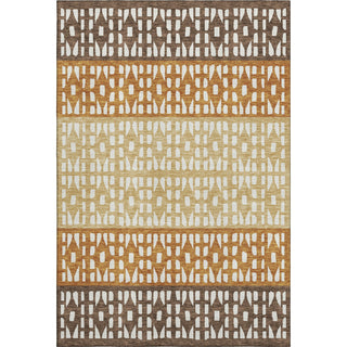 Piper Looms Mayfield Geometric AMF964 Coffee Machine Washable Area Rug main image