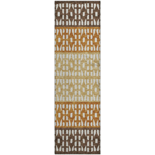 Piper Looms Mayfield Geometric AMF964 Coffee Machine Washable Area Rug Runner Main Image