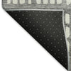 Piper Looms Mayfield Geometric AMF964 Gray Machine Washable Area Rug Backing Image