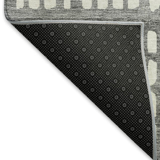Piper Looms Mayfield Geometric AMF964 Gray Machine Washable Area Rug Backing Image