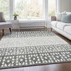 Piper Looms Mayfield Geometric AMF964 Gray Machine Washable Area Rug Lifestyle Image Feature