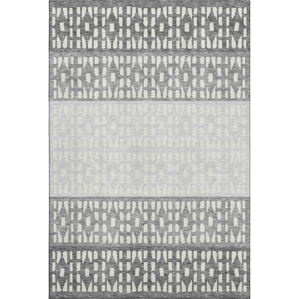 Piper Looms Mayfield Geometric AMF964 Gray Machine Washable Area Rug main image