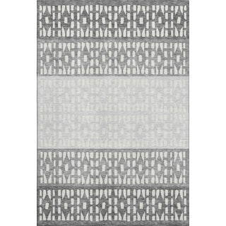Piper Looms Mayfield Geometric AMF964 Gray Machine Washable Area Rug main image