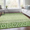 Piper Looms Mayfield Geometric AMF964 Green Machine Washable Area Rug Lifestyle Image Feature