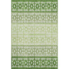 Piper Looms Mayfield Geometric AMF964 Green Machine Washable Area Rug main image