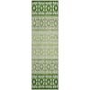 Piper Looms Mayfield Geometric AMF964 Green Machine Washable Area Rug Runner Main Image