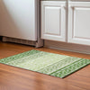 Piper Looms Mayfield Geometric AMF964 Green Machine Washable Area Rug Scatter Lifestyle Image Feature