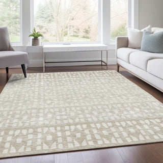 Piper Looms Mayfield Geometric AMF964 Ivory Machine Washable Area Rug Lifestyle Image Feature
