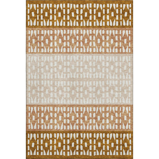 Piper Looms Mayfield Geometric AMF964 Paprika Machine Washable Area Rug main image