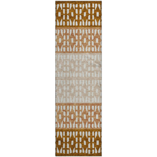 Piper Looms Mayfield Geometric AMF964 Paprika Machine Washable Area Rug Runner Main Image