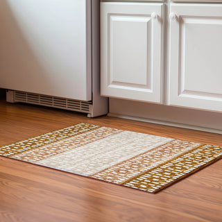 Piper Looms Mayfield Geometric AMF964 Paprika Machine Washable Area Rug Scatter Lifestyle Image Feature