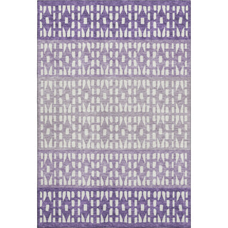 Piper Looms Mayfield Geometric AMF964 Purple Machine Washable Area Rug main image