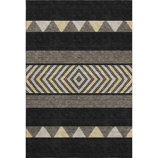 Piper Looms Mayfield Southwest AMF965 Black Machine Washable Area Rug main image