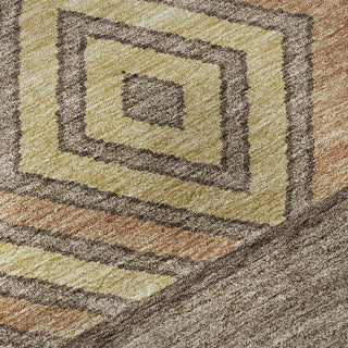 Piper Looms Mayfield Southwest AMF965 Brown Machine Washable Area Rug Swatch Image