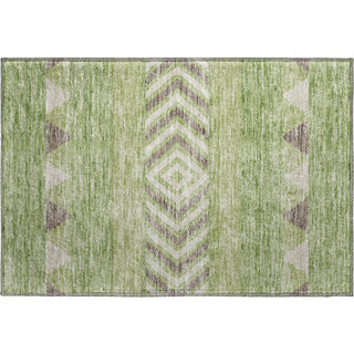 Piper Looms Mayfield Southwest AMF965 Green Machine Washable Area Rug Scatter Main Image