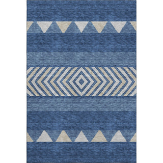 Piper Looms Mayfield Southwest AMF965 Navy Machine Washable Area Rug main image