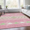 Piper Looms Mayfield Southwest AMF965 Pink Machine Washable Area Rug Lifestyle Image Feature
