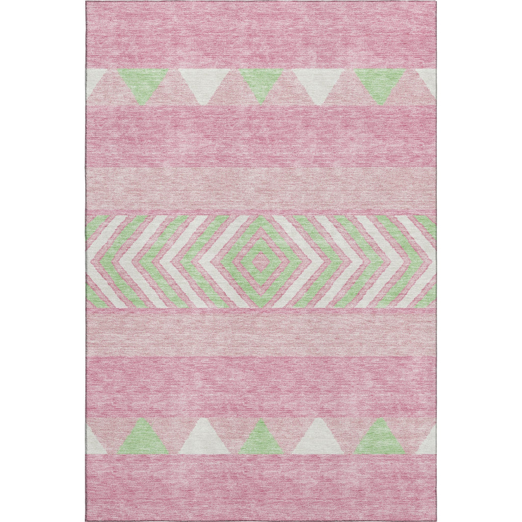 Piper Looms Mayfield Southwest AMF965 Pink Machine Washable Area Rug main image